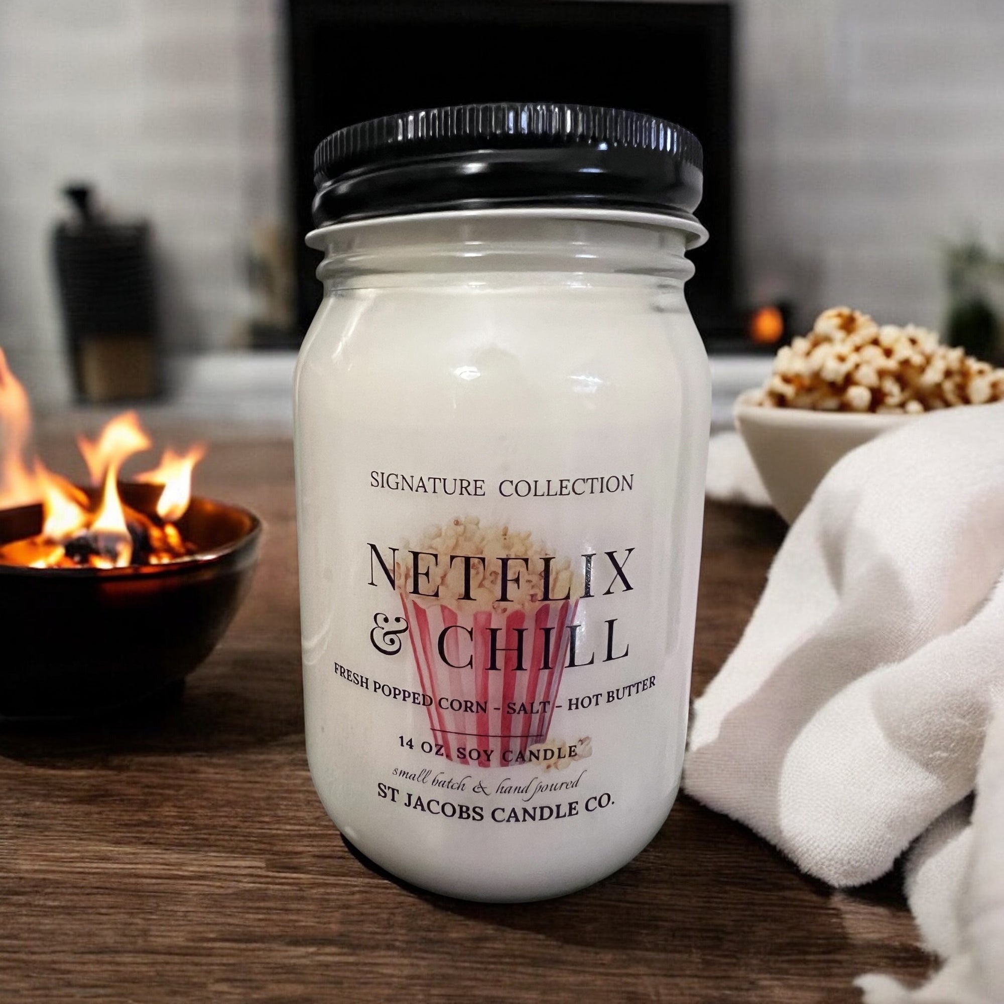 🆕 Netflix & Chill Natural Soy Wax Candle